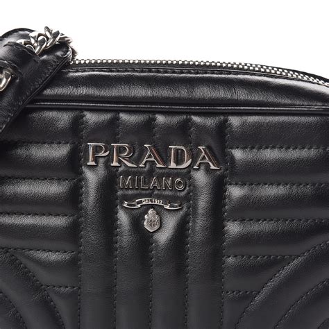 next prev prada diagramme leather cross body bag|PRADA Soft Calfskin Impunture Diagramme Medium Chain Flap .